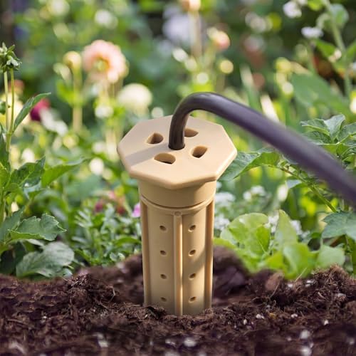 Briwooody 9 Pack 14 Inch Deep Watering Stakes, ABS Root Irrigation Spike - Image 3