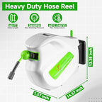 FIXFANS Pressure Washer Hose Reel with Hose, 1/4" × 65ft, Retractable - Image 4