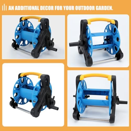 Hose Reel Water Storage Rack Freestanding Bracket for Garden Garage - Image 7