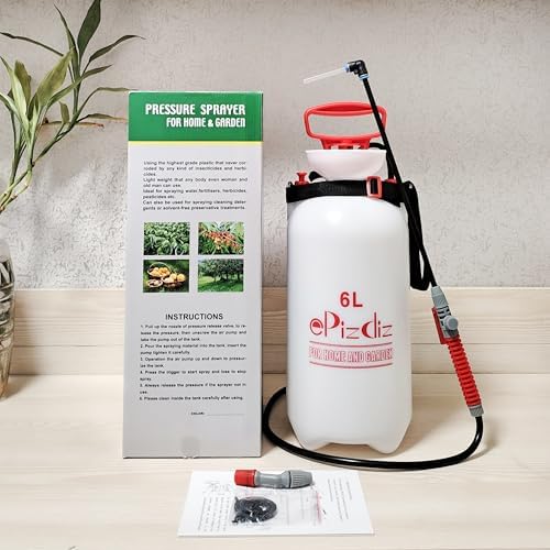 Watering Can Device for Watering Hanging Plant Basket Hard to Reach High Plant Waterer Sprayer 1.6 Gallon (Red 6L) - Image 4
