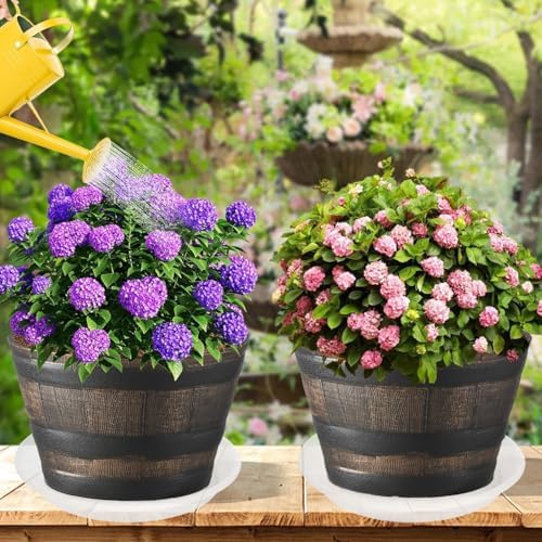 2 Pack of 19 inch Clear Plant Saucer, Large Plant Tray, Heavy Sturdy Plant Drainage Tray for Indoors, Bird Bath Bowls, Sturdy 18 inch Plastic Pot Tray for Planter - Image 5