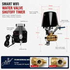 Smart WiFi Water Valve: Auto Shutoff Controller, App & Voice Control No Hub - Image 7