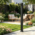 304 Stainless Steel Outdoor Vertical Square Garden Water Column, Freestanding Hose Stand Outdoor Antifreeze Faucet Hydrant for Irrigation and Washing(80cm/31.5in) by Unknown