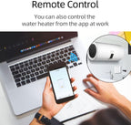 Matter Smart Water Heater Switch Press Key Works with Homekit& Alexa ,App and Remote Control, Neutral line Needed,EU 20A - Image 7