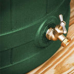 Good Ideas Rain Wizard Water Storage High Quality Collection Barrel with Brass Spigot, Safety Screen, and 50 Gallon Capacity, Green (3 Pack) - Image 5