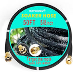 5/8 Inch 50 FT Soaker Hose for Garden, Lawn Irrigation by HZYOUMU
