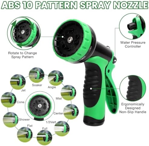 Garden Hose 50ft, Non-Expandable Flexible TPE Tube Water Hose - Image 6