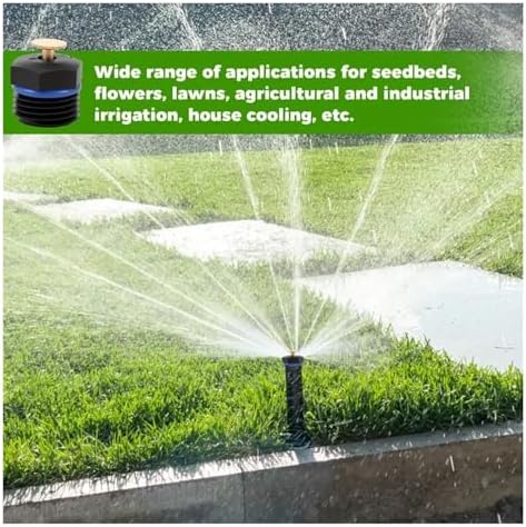 60pcs 360° Adjustable Misting Nozzle, 1/2" Micro Spray Heads for Garden Lawn Irrigation - Image 6