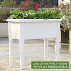 Dexceder 13.2 Gallon Self Watering Raised Garden Bed (White) - Image 6