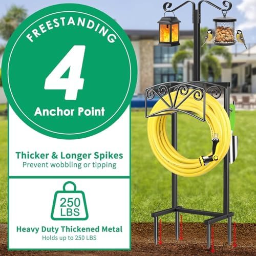 TomCare Garden Hose Holder Heavy Duty Water Hose Holder - Image 5