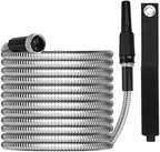 OnBrand 75FT Metal Garden Hose with Sprayer Nozzle - Stainless Steel Hose by OnBrand