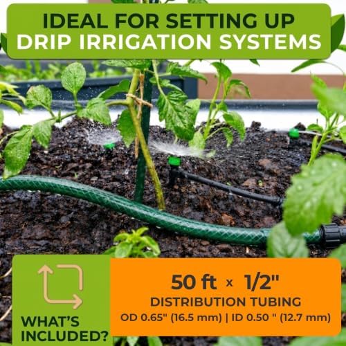 CARPATHEN 1/2" Irrigation Tubing for Quick Connect Drip Irrigation, 50 feet - Image 4