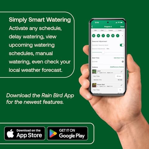 Rain Bird TRU8IW Irrigation Controller, Smart WiFi, Indoor, 8-Station - Image 3