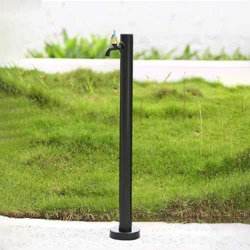 Floor Mounted Faucet Outdoor Water Pipe Vertical Fountain Irrigation Column,Large Outdoor Stainless Steel Water Column - Freestanding Faucet for Garden Irrigation & Watering, Durable Antifre by Unknown