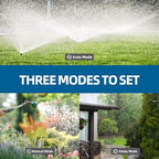 TiFFCOFiO Programmable Water Volume Control Sprinkler Timer, Water Duration Control Hose Timer with Water Meter, Auto and Manual Watering for Irrigation, Garden and Drip System - Image 7