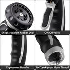 RESTMO Hose Nozzle with Easy Self-Lock Trigger, Heavy Duty Water Sprayer - Image 7