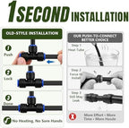 Drip Irrigation Nozzles 40 Pack, 8 Inch Adjustable Sprayers for 1/4 Tubing - Image 3