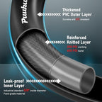 Garden Hose 75ft x 5/8", NON-EXPANDABLE Heavy Duty Premium Flexible Hose - Image 2