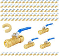 100PCS Foskan 1/2" Push Fit Ball Valves,1/4" Turn Shut-off Valves by Unknown