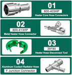 Heater Hose Connector Kit Includes 800-403HP Core Connectors - Image 2