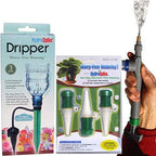 Combo Value Watering Kit. Original Spikes 3-Pack + Drippers 3-Pack Stakes + Free Super Handy Sprayer Kit Mister. Automatic Water Drip Bulbs System for Plants Soil Vacation Indoor Outdoor by HydroSpike