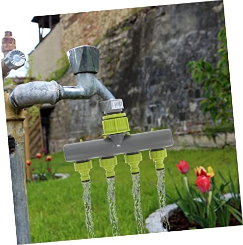 Sosoport 2pcs Garden Hose Adapter Connector Way Hose Splitter Faucet Manifold for - Image 4