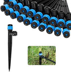MIXC 80Pcs Drip Irrigation Emitters, Quick Push-to-Fit Connect Drip Vortex by MIXC
