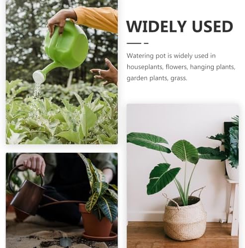 Capacity Metal Watering Can with Ergonomic Wooden Handle and Long Spout for Indoor and Outdoor Plants Stainless Steel Watering Pot for Flowers and Houseplants - Image 7