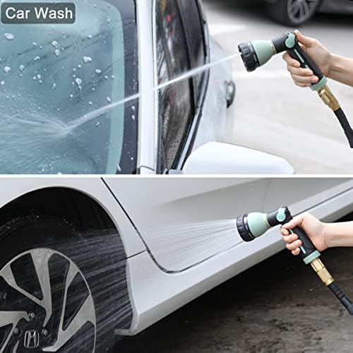 FANHAO Heavy Duty Garden Hose Nozzle, Metal Hose Sprayer Easy Thumb Control - Image 6