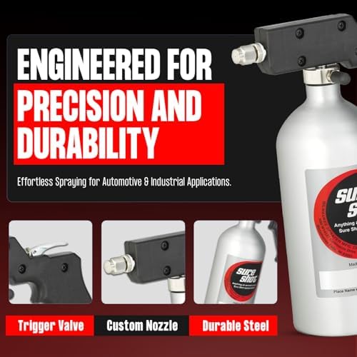 Sure Shot M2400S 24 oz Anodized Aluminum Sprayer, Adjustable Nozzle - Image 5