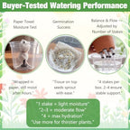 80 Pack Self Watering Spikes with Wick Rope and Label, Spiral - Image 4