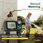 RESTMO Remote Control Brass Sprinkler Timer for Outdoor Hose Faucet 2 Zone - Image 3
