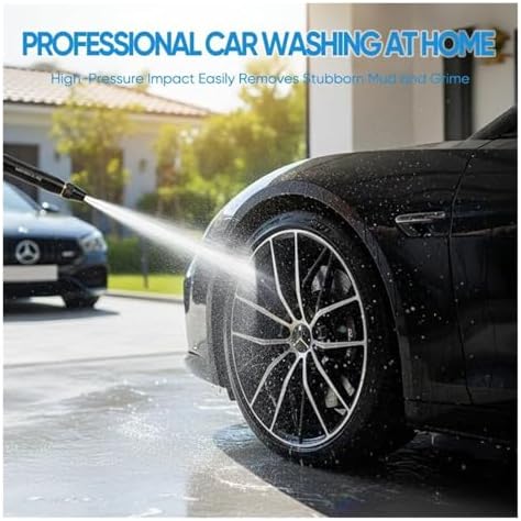 High Pressure Hose Nozzle, Adjustable Water Spray Gun with 3 Spray Modes, Metal Garden Hose Sprayer for Car Wash, Plants Watering, Patio, Floor & Outdoor Cleaning(1pc) - Image 4