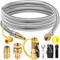 12FT rv quick connect propane hose,propane line with quick disconnect grill by NQN