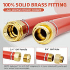 SPECILITE 1" x 5FT Hot/Cold Short Leader Garden Water Hose, -50℉-190℉ - Image 6