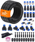 5/16" Air Line Tubing Kit, 100FT SAE J844 PA Nylon Air Hose Tubing by EilxMag