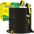 100 FT Heavy Duty Garden Hose, 5/8 in Rubber Water Hose by PHLEXPROGardenToolsStandsForFlexibilityDurabilityAvailability