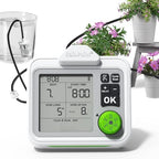 RAINPOINT Large Display Automatic Plant Waterer Indoor for Pot Plant,Cycle & Soak Mode Vacation Self Watering Drip Irrigation System Device Kit Herb Garden Greenhouse Grow Tent Water 10-15 Plants by RainPoint
