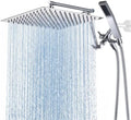G-Promise All Metal 12 Inches Rainfall Shower Head with Handheld Combo by G-Promise