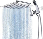 G-Promise All Metal 12 Inches Rainfall Shower Head with Handheld Combo by G-Promise