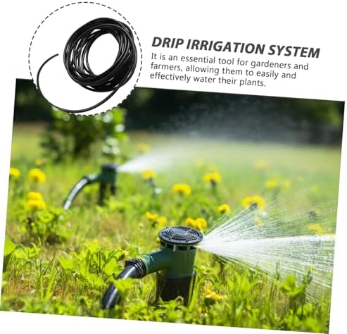 Flexible PVC Irrigation Tube, 10m Rollable Black Hose for Plants - Image 3