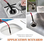 200FT Sewer Jetter Kit for Pressure Washer, 5800PSI Drain Cleaner Hose - Image 5