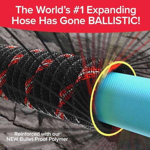 Pocket Hose Ballistic 25 FT Expandable Garden Hose, No-Kink, As Seen on TV - Image 5