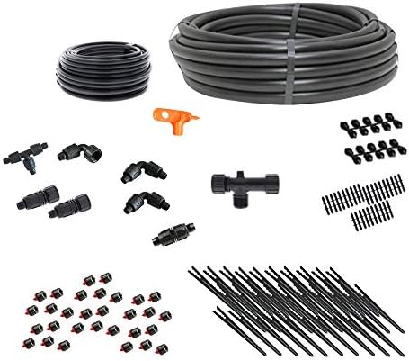Drip Depot Gravity Feed Drip Irrigation Kit for Clean Water - Kit Size : Deluxe by Drip+Depot