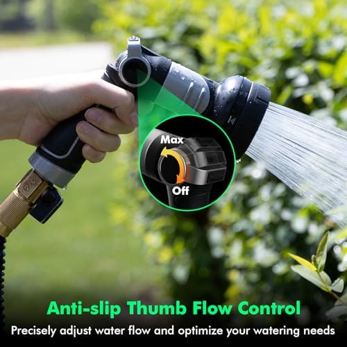 RESTMO Heavy Duty Garden Hose Nozzle, Multi-Angle Hose Spray Nozzle - Image 6