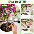 4Pcs Plant Watering Globes, 17oz Self-Watering Bulbs with Terracotta Spikes - Image 4