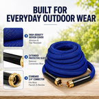 50FT Garden Hose, 5/8-Inch Flat Ultra Lightweight Flexible & Kink Free - Image 3