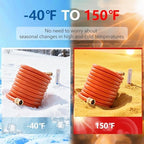 Garden Hose 100ft x 5/8", Custom Length, -40°F to 150°F, All-weather, NO Kink, Flexible, 600 Burst PSI, Leakproof Water Hose with Additional Customizable Solid GHT Fittings - Image 5