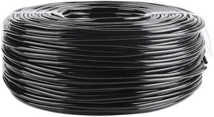4/7mm Garden Watering Hose 1/4'' PVC Water Tubing Garden Auto Drip Irrigation Pipe, for Plant Watering and Misting Cooling(10m) by Unknown