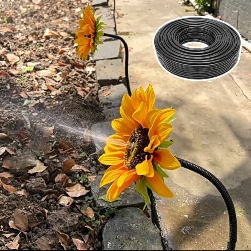 Sunflower Shape Misting Sprinkler Head with Hose, Drip Irrigation System by Unknown